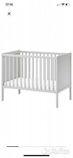 Детская кроватка икея 120 60