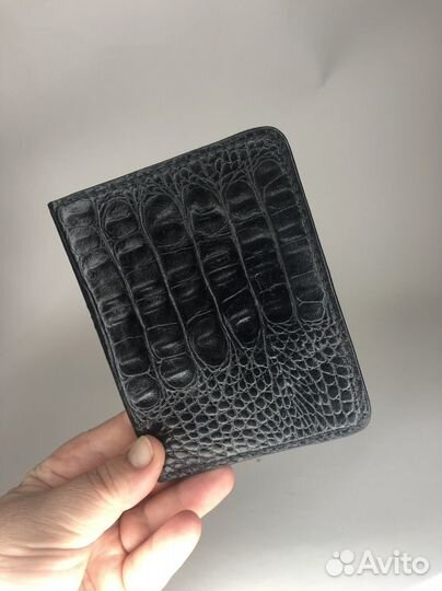 Обложка на удостоверение из кожи охотник