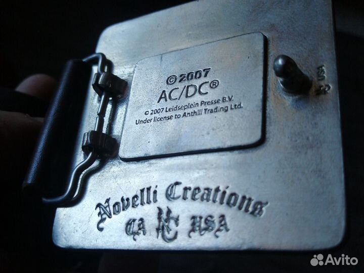 Пряжка NC и Мужской кожаный ремень