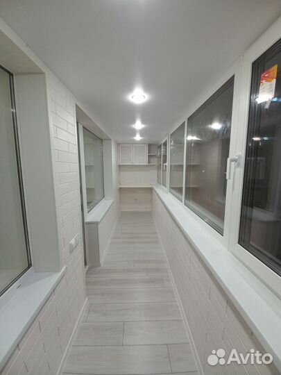 Обшивка и остекления балконов