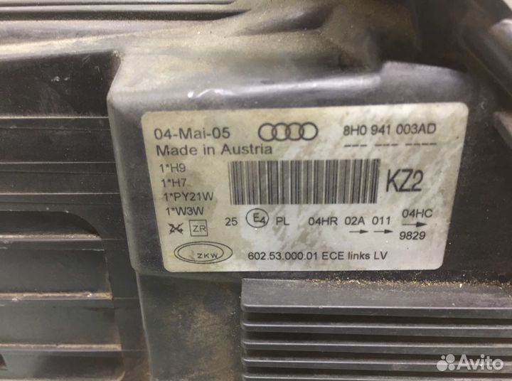 Фара 8H0941003AD Audi A4 B6 (2000-2004)