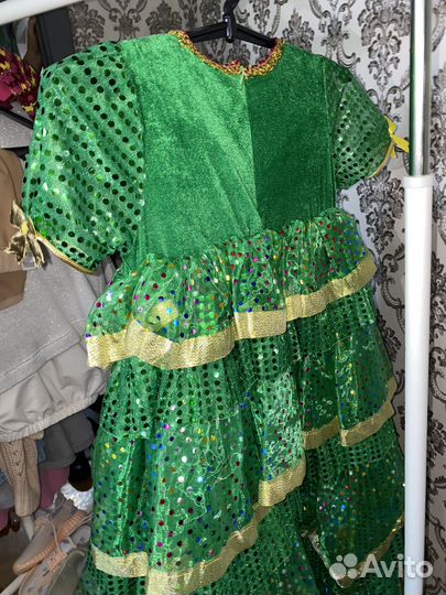 Новогодний костюм для девочки р.140