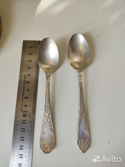 Чайные ложки мельхиор СССР