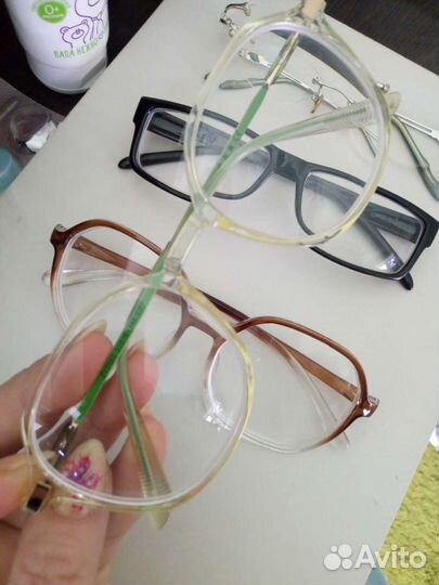 Очки с диоптриями новые и немного б/у от