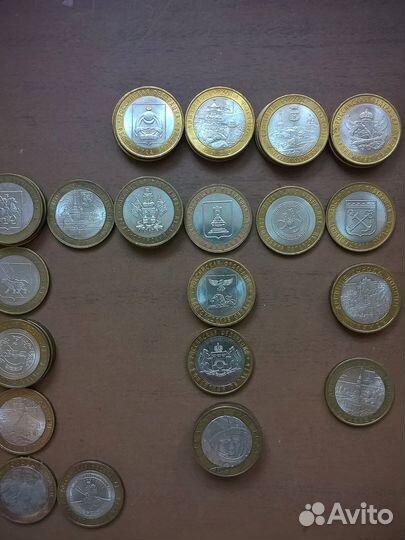 10 р Юбилейные биметаллические