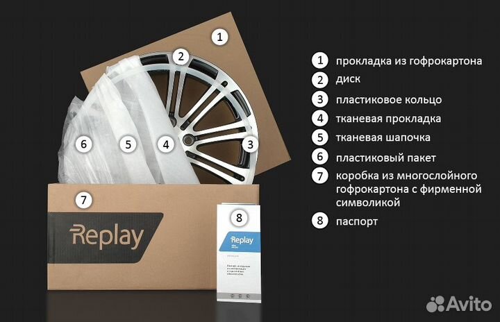 Replay MR73 8,5х20 5/112 ет51 66,6 S