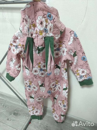 Комбинезон детский на флисе для девочки