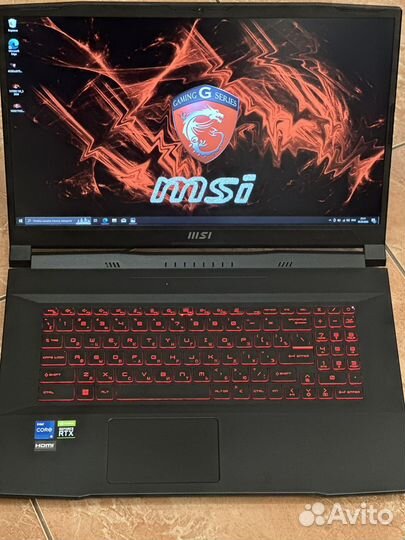 Мощный игровой ноутбук msi болшой дисплей17.3