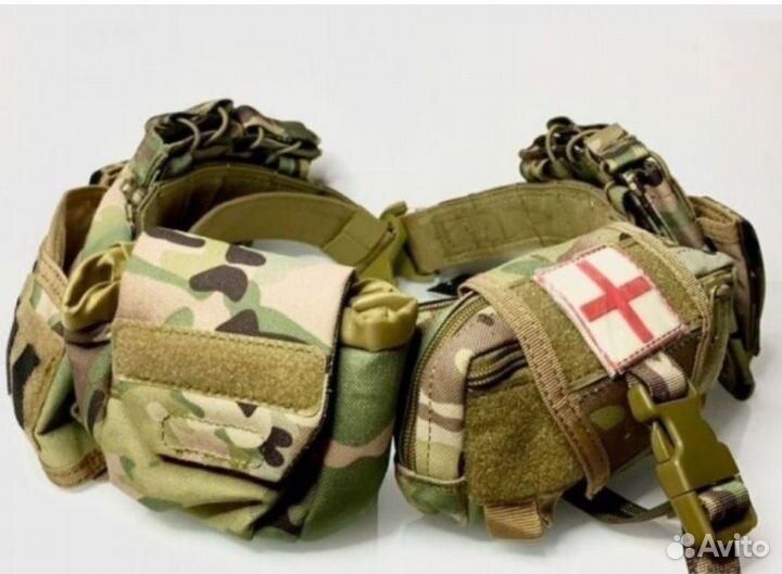 Пояс разгрузочный тактический с подсумками Yakeda