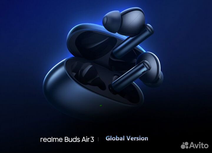 Наушники Realme Buds Air 3 Blue Global новые