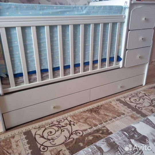 Детская кроватка трансформер новая