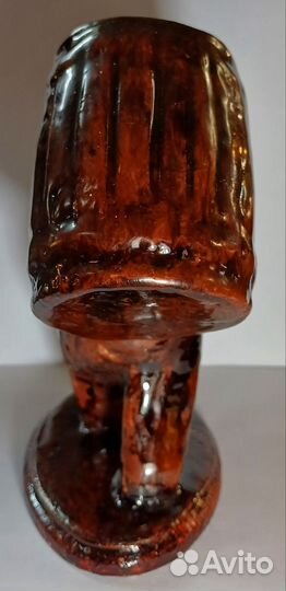 Статуэтка: Мишка с бочонком. Карандашница