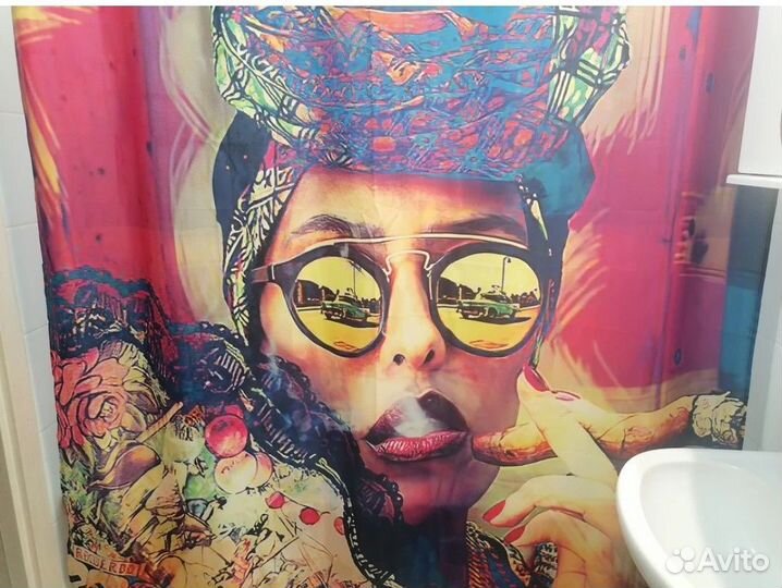 Штора для ванной