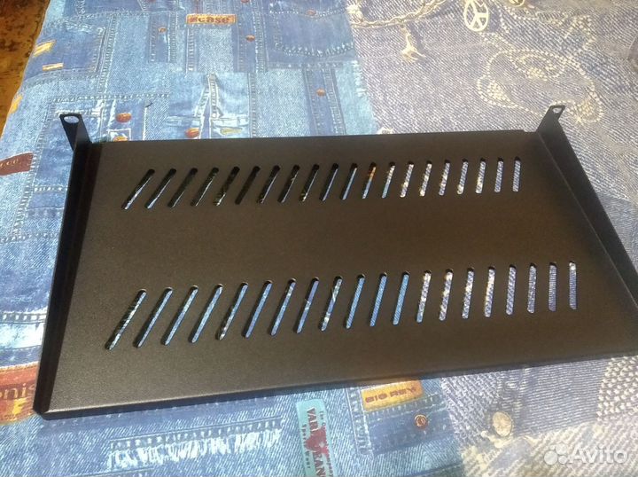 Полка консольная Hyperline srva-250-RAL9005