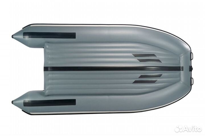 Лодка mishimo family lite DF 370 бело-серая