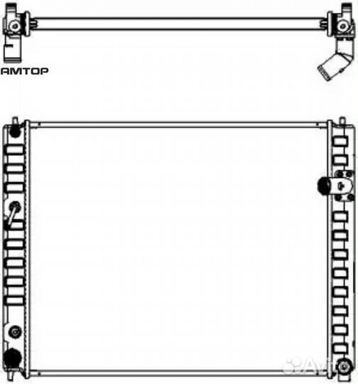 Sakura 32518501 Радиатор охлаждения Sakura 3251850