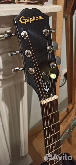 Акустическая гитара epiphone starling ebony новая