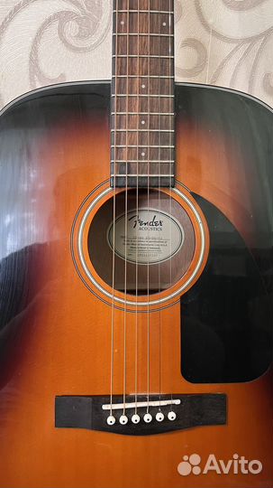 Акустическая гитара fender CD-60 SB