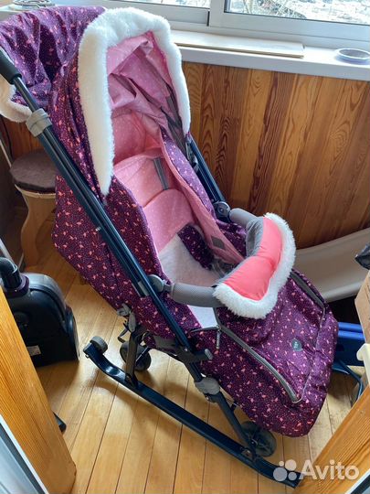 Коляска санки