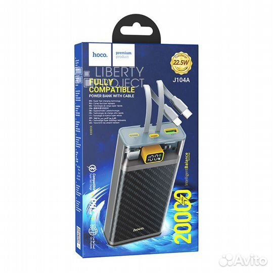 Внешний аккумулятор 20000мАч Hoco J104A скелетон