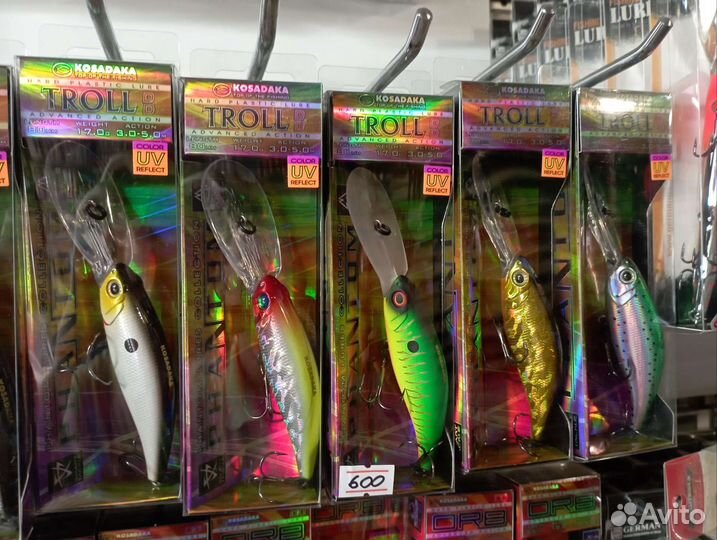 Воблеры для троллинга Kosadaka Troll DD 80 мм