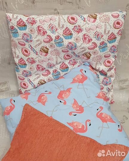 Наволочка из хлопка, на подушку для сна, дивана