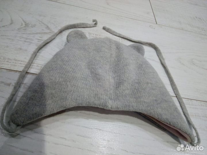 Шапка Mothercare как новая шерсть мериноса 42-44 р