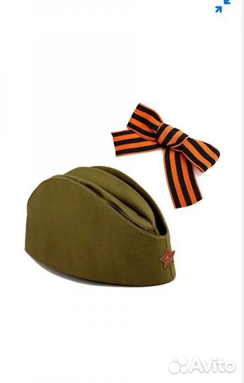 Военная пилотка со звездой, напрокат без залога