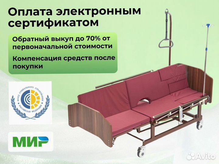 Кровать медицинская функциональная
