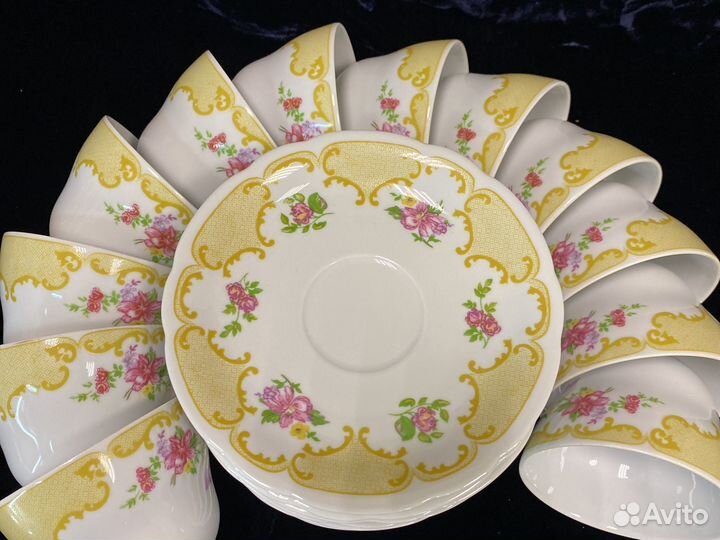 Чайная пара, кофейная пара, разеточки kahla, гдр