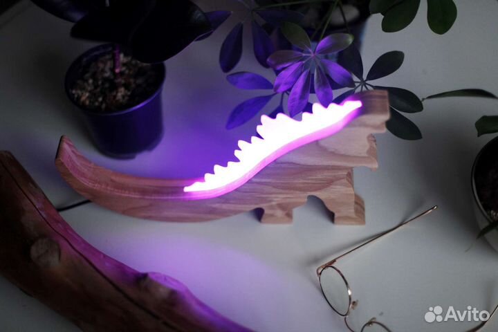 Настольный светильник (лампа/ночник) Годзилла