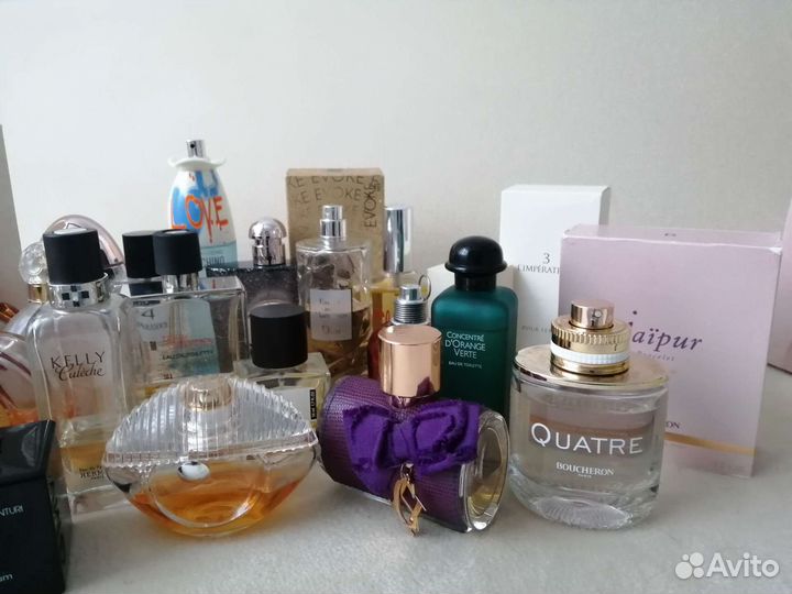 Остатки во флаконах (оригинал) из личной коллекции