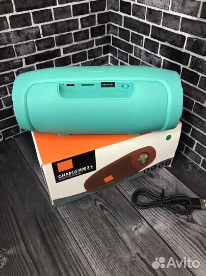 Колонка Charge 3 + mini, зеленый, новая