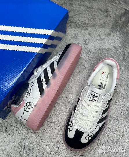 Кроссовки Adidas Samba x Hello Kitty женские