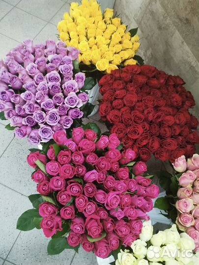 Розы 50см букеты подарки с доставкой 24/7