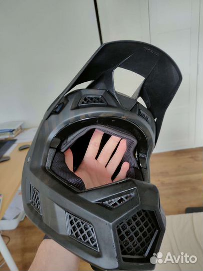 Шлем фулфейс Rampage Pro Carbon Mips Helmet Matt