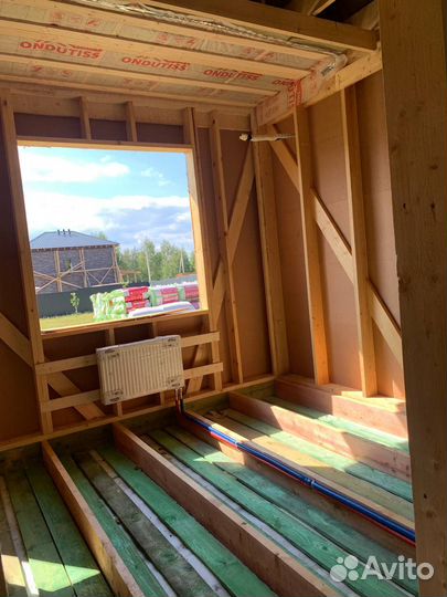 Установка кондиционеров (закладка трассы)