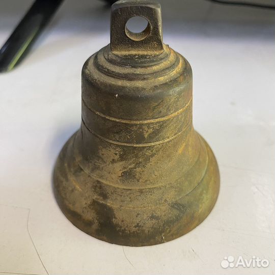 Колокольчик старинный бронза