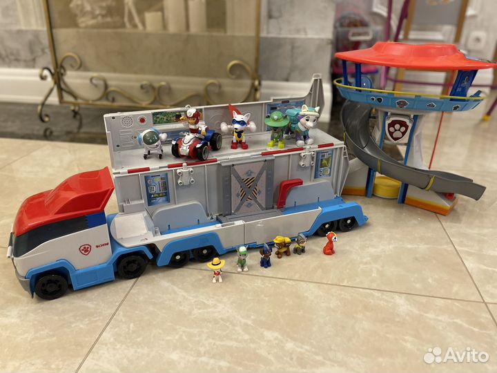 Патрулевоз+башня+герои щенячий патруль оригинал