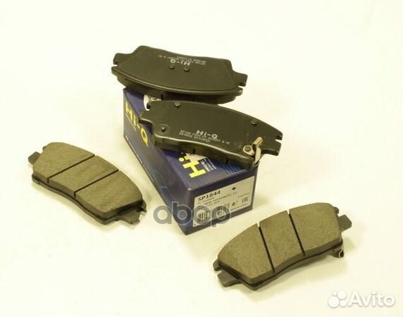 Колодки тормозные дисковые перед SP1844 Sangsin