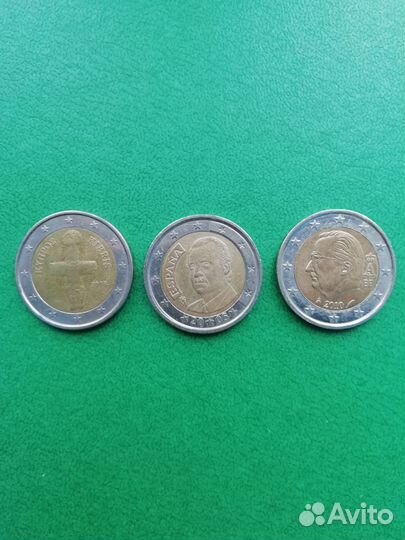 Монеты 2 евро