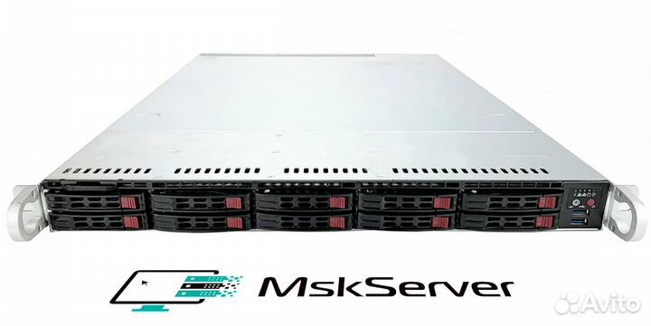 Сервер Supermicro 1019P-WTR Bronze 3104 16Gb