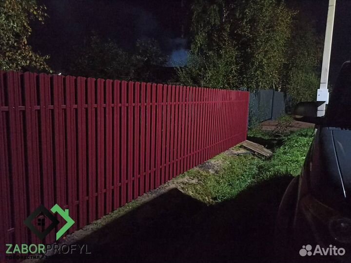 Заборы из профлиста