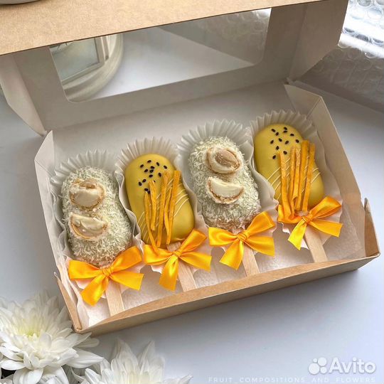 Мини эскимо, пирожные, подарки