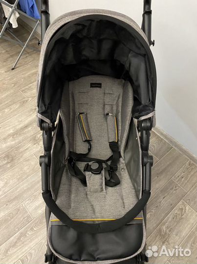 Коляска Peg perego Si luxe gray + стульчик IKEA