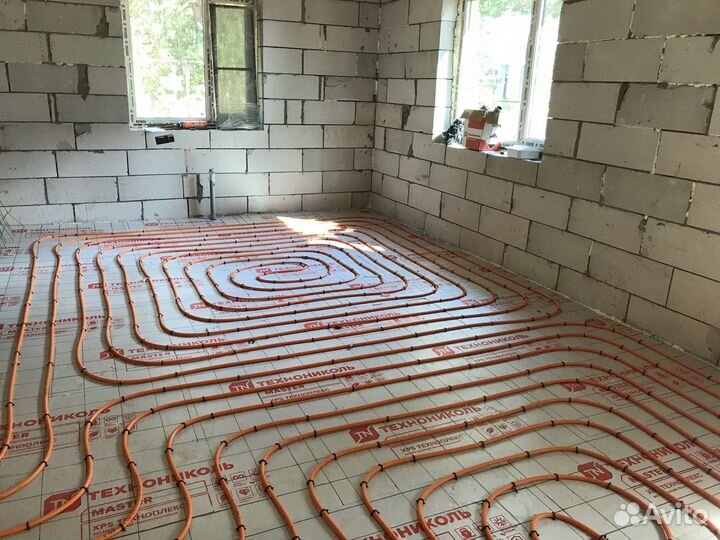 Водяной тёплый пол, монтаж без посредников/наценок