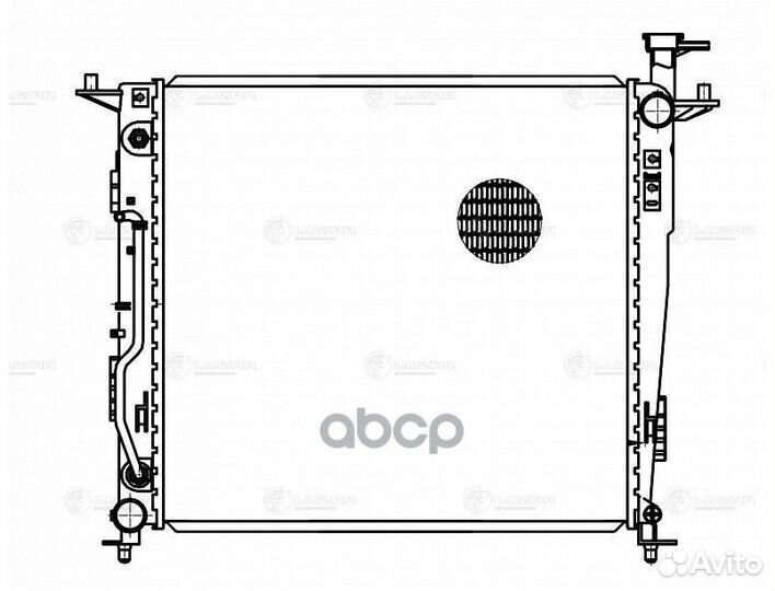 Радиатор Kia Sorento III (14) AT 2.2D (LRc 081