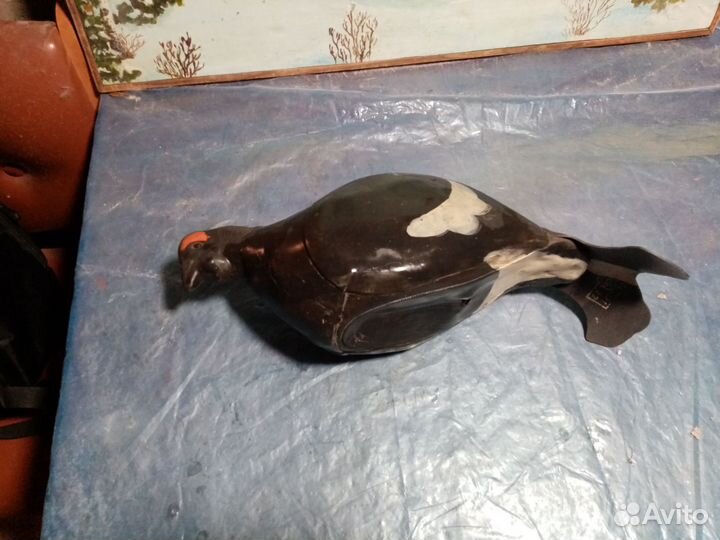 Резиновый муляж тетерева для охоты