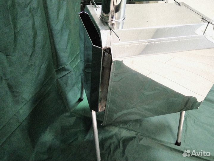 Буржуйка печь Турист 15 с экранами арт.: BN-008