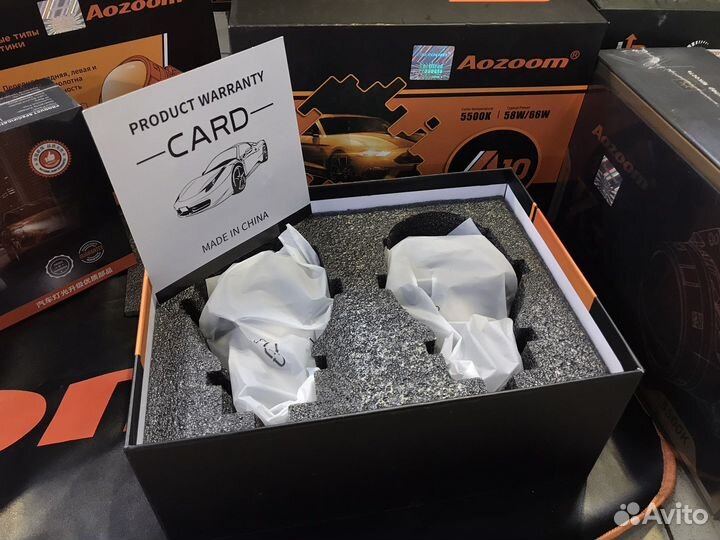 Линзы на автомобиль Bi Led Aozoom